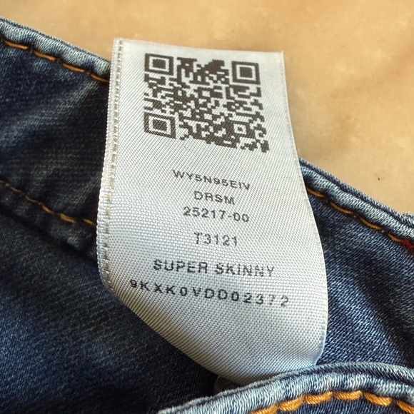 NWT True Religion Women's Blue Skinny Jeans size 34 - Picture 9 of 15